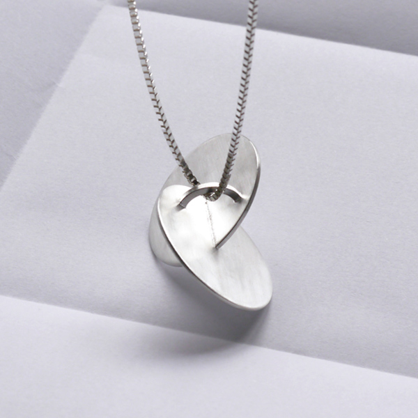 Silver Slit Joint Necklace Extra Large - Mizuki Takahashi